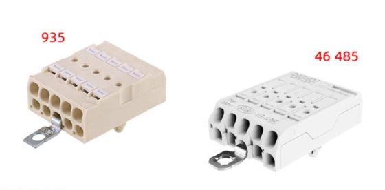 White 10PIN LED Light Connector 450V 24A Plastic Insert