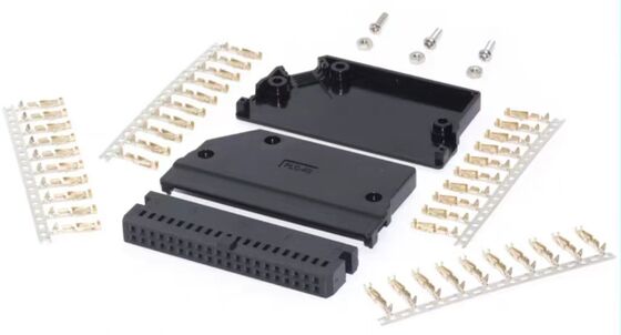 Mitsubishi Omron Delta Huichuan PLC Servo Motor Connector with 18-24 AWG Wire Gauge Silver/Gold Plated Pins and 4PIN-17PIN Options