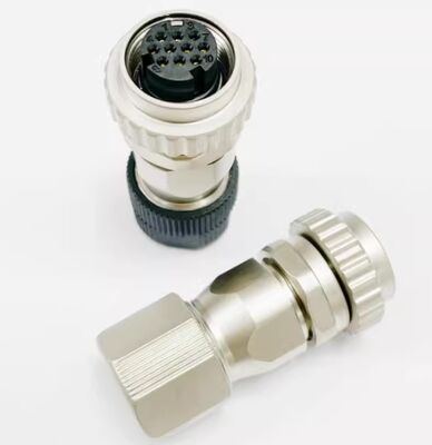 DDK-10P Servo Motor Connector with 1000V Voltage Rating Silver Gold Plated Pins for Industrial Automation