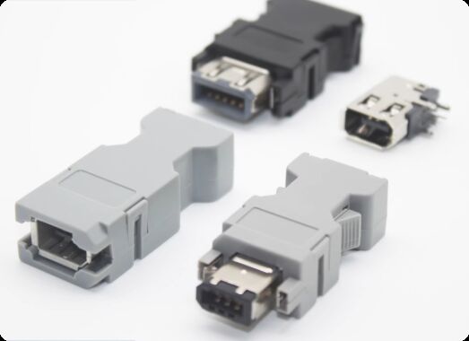 Panasonic Yaskawa servo drive side connector CN3 1394 SM-6P encoder plug 6-pin gold-plated connector