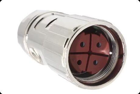 Applicable for Siemens V90 servo power line straight plug 4-core connector 6FX2003-0LL13/0LL13