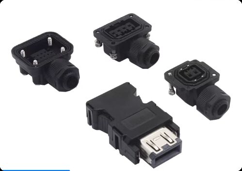 Applicable Mitsubishi servo drive encoder motor power cable plug SM-10P Mitsubishi 2/4/9P connector