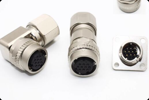 1000V Voltage Rating Servo Motor Connector with Omrons Domestic Contacts for Panel or Cable Mount