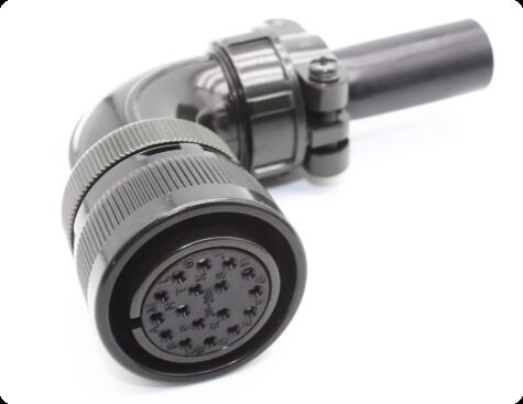 17-core Servo Motor Connector Aviation Plug with US Military Standard and Silver Gold Plated Pins