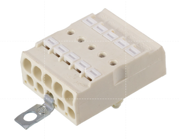 10PIN Insulation Resistance 1000V Voltage Rating Crimp Solder Termination Servo Motor Connector for Industrial Automation