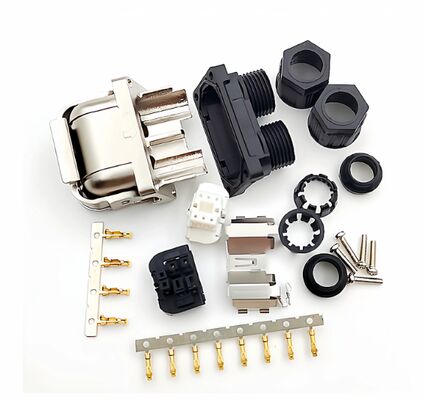 8PIN Servo Motor Connector 6FX3502-7CD01 with Silver Pin Golded Pin for Industrial Automation