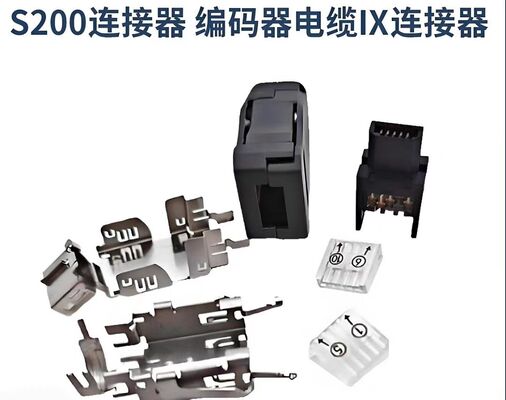 Domestic connector compatible with S200 servo motor encoder cable, drive side connector IX, 0DE61