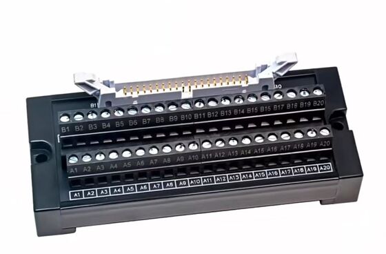 40-position screw terminal Mitsubishi Q/L/R Omron PLC I/O adapter board