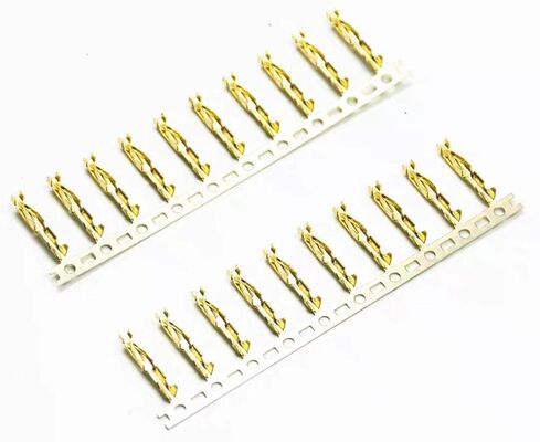 IDC/MIL single bump horn plug FC-2.54mm pitch gold-plated terminals double-row plastic housing connector