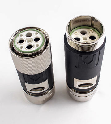 Δικτυακό συνδέσμιο σερβοδέματος καλωδίου Intercontec TE M958 αρσενικό μεγάλο πιν + μίνι πιν