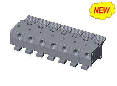 WQ15 FW15 5.0mm Στροφή 300V 10A PCB Spring Terminal Block