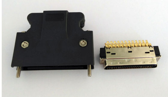 34J πλαστικό γκρίζο χρώμα συνδετήρων IP67 DIN40050 σερβο μηχανών μετάλλων καρφιτσών